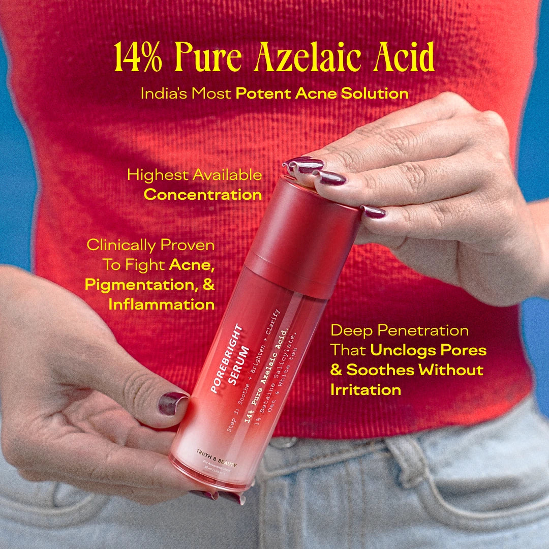 India's Only 14% Pure Azelaic Acid Serum for Acne & Pigmentation