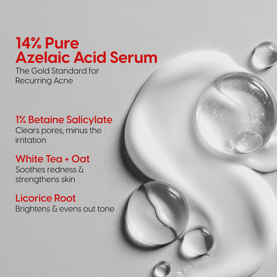 14% Pure Azelaic Acid Serum The Only Ingredient That Truly Ends Acne