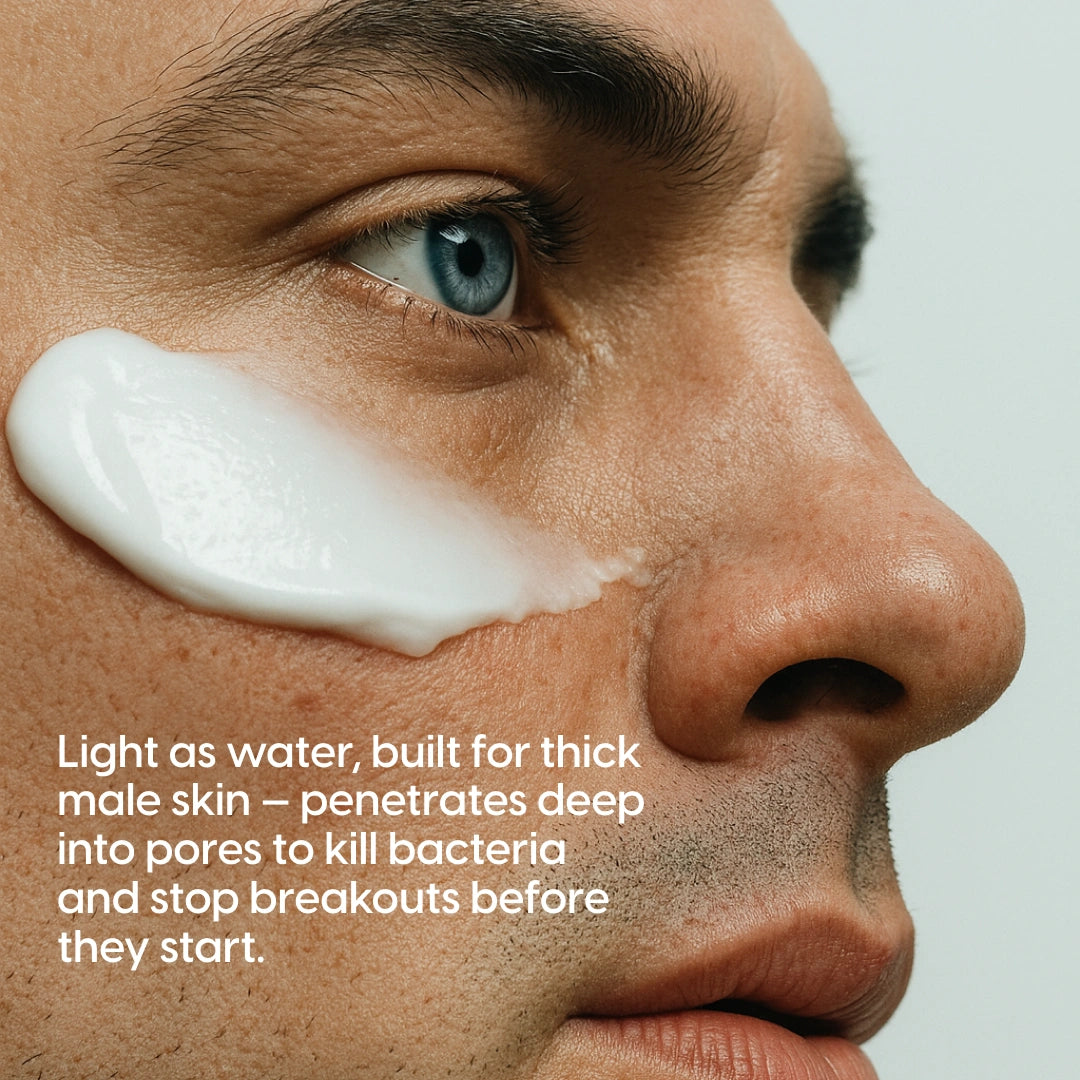 8% Pure Azelaic Acid Serum Ends Post-Shave Acne For Good
